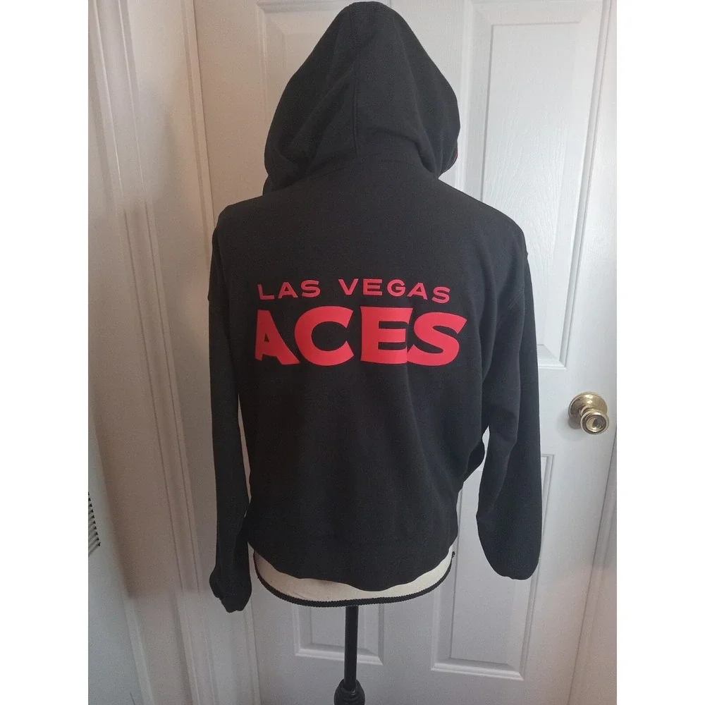 Nike Women's Dri-Fit WNBA Las Vegas Aces Full Zip Knit Hooded Jacket‎ XSMALL